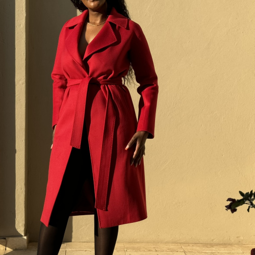 Umut Mara long coat - Red